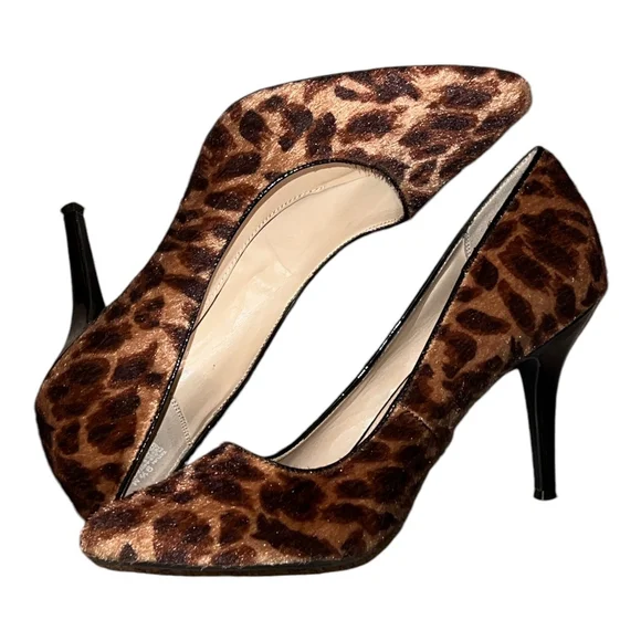 The Limited Women's Heels Size 9.5 Brown Leopard - Picture 5 of 7
